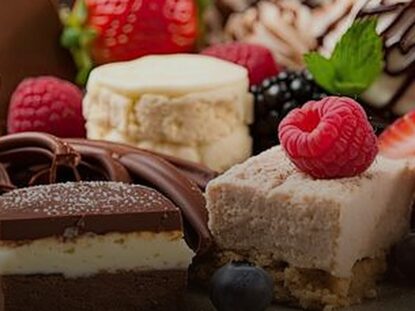 Plate of desserts in Dubai - budget sweet treats under AED 10